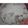 Tapis rond design Borneo pour salon 110x100 cm- origine Turquie