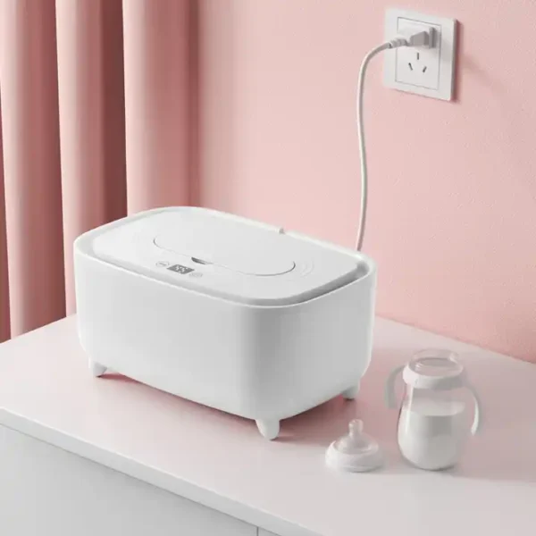 Chauffe et distributeur de lingettes bébé