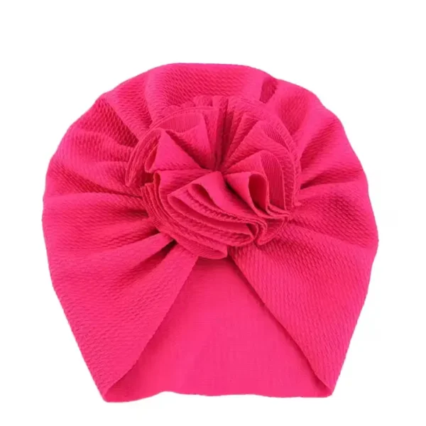 Bonnet de cheveux enfant filles Rose vif.