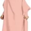 Jilabib pour petite fille 1 pièce Rose.