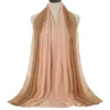 Echarpe-hijab bicolore pour femme